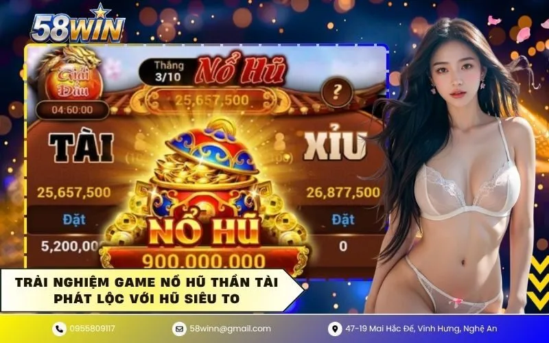 Trải nghiệm game nổ hũ thần tài phát lộc với hũ siêu to